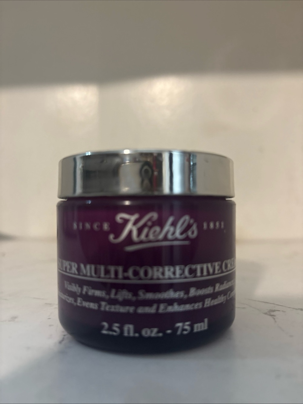 Kiehl's Super Multi-Corrective Cream — sealed new damaged jar 2.5oz/75ml